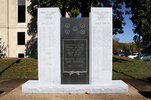 War Memorial Weakley County #1