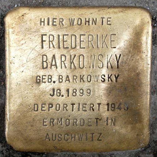 Stolpersteine Badstraße 58 #2
