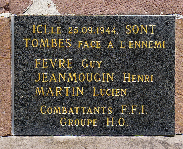 Memorial Battle 25 September 1944