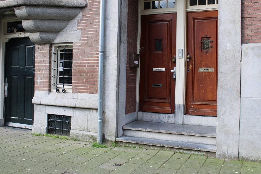 Stolperstein Pieter de Hoochstraat 76 #2