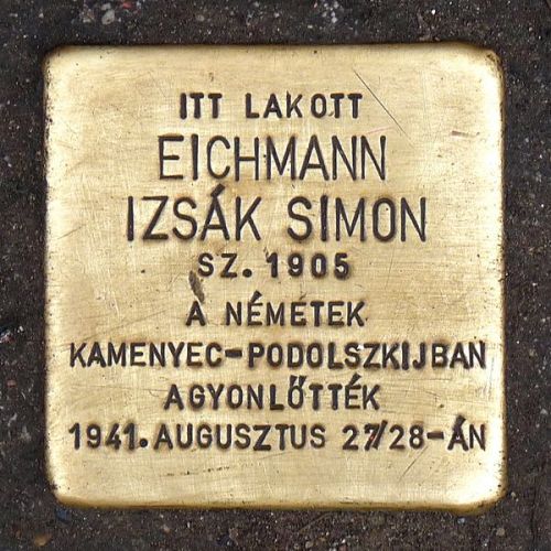 Stolperstein Lujza utca 38