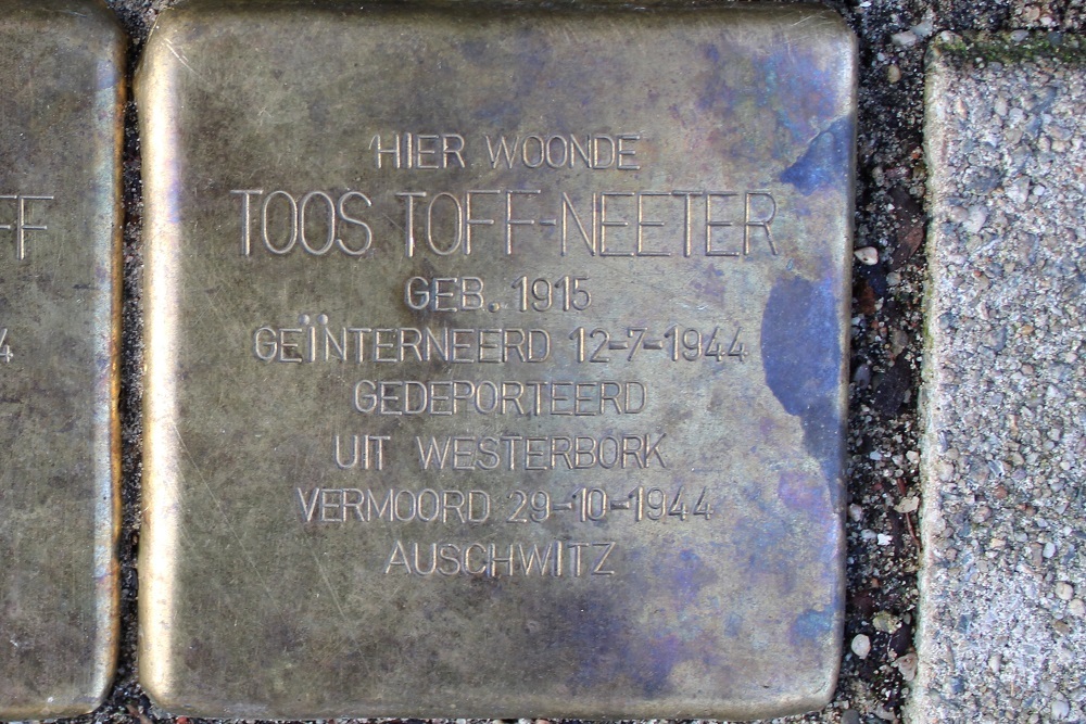 Stumbling Stones Dintelstraat 94 #3