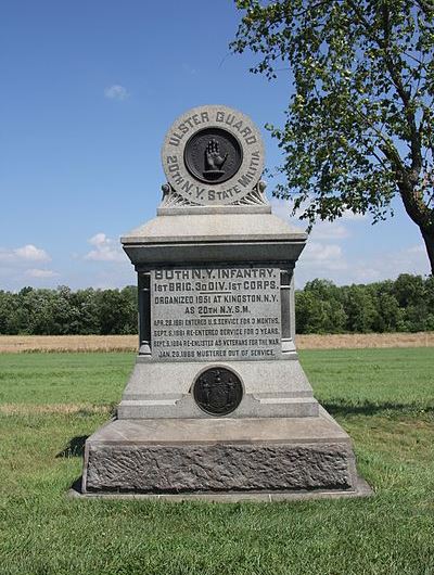 Monument 20th New York State Militia #1