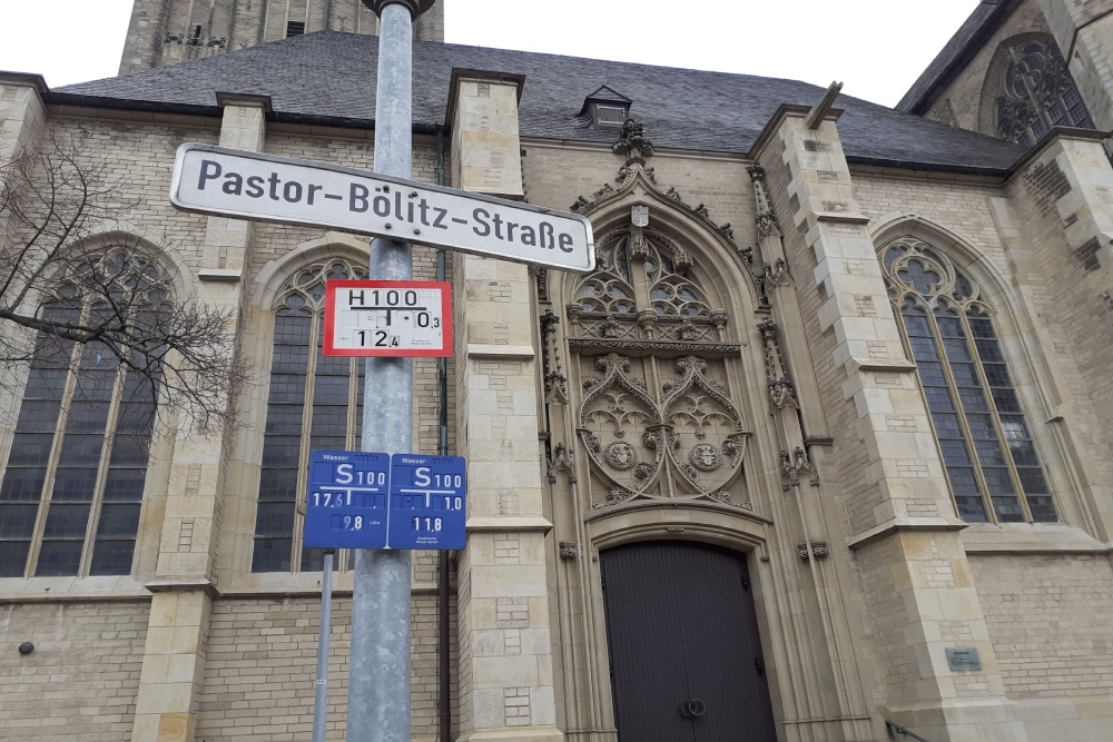 Herinneringsplaquette Synagoge Wesel #3