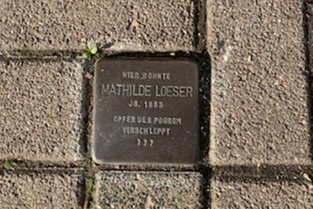 Stolperstein Glanstrae 31 #1