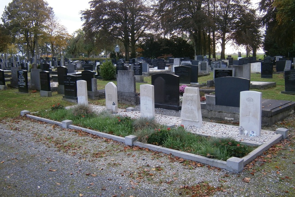 Commonwealth War Graves General Cemetery Uithuizermeeden