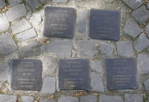 Stolpersteine Wilhelmsaue 3