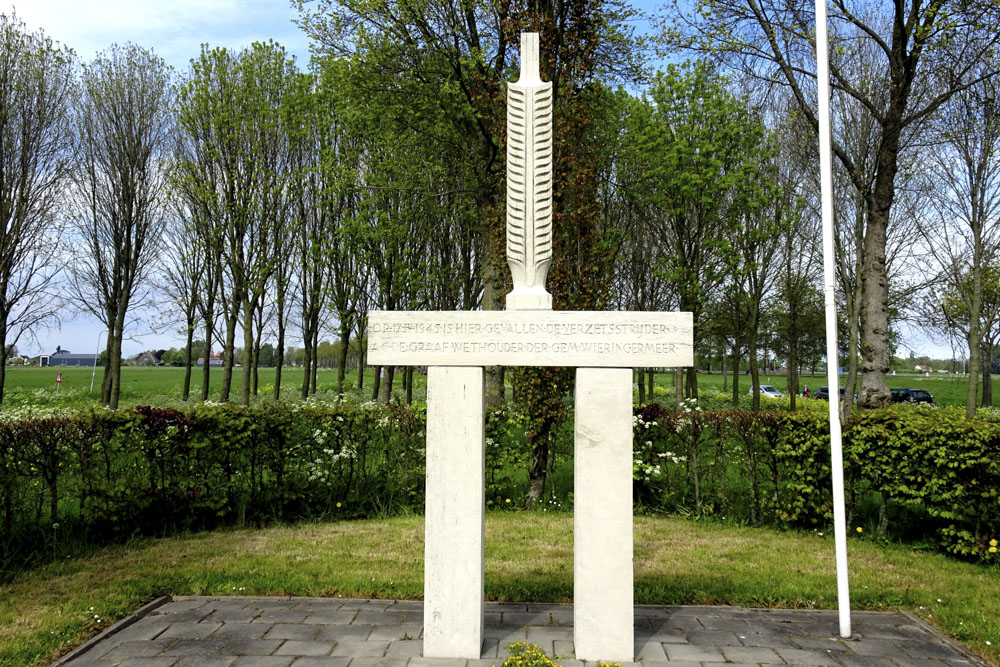 Memorial Member of the Resistance A.C. de Graaf