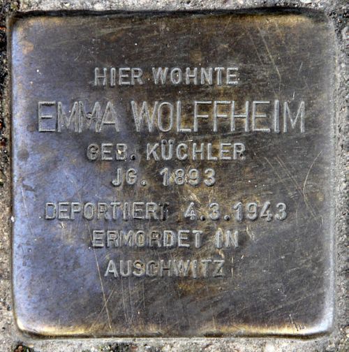 Stolperstein Wrangelstraße 92