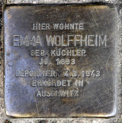 Stolperstein Wrangelstrae 92 #1