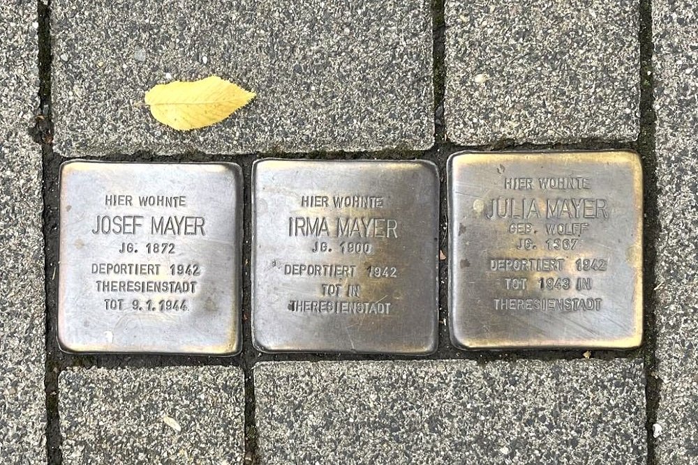 Stumbling Stones Agrippastraße #1