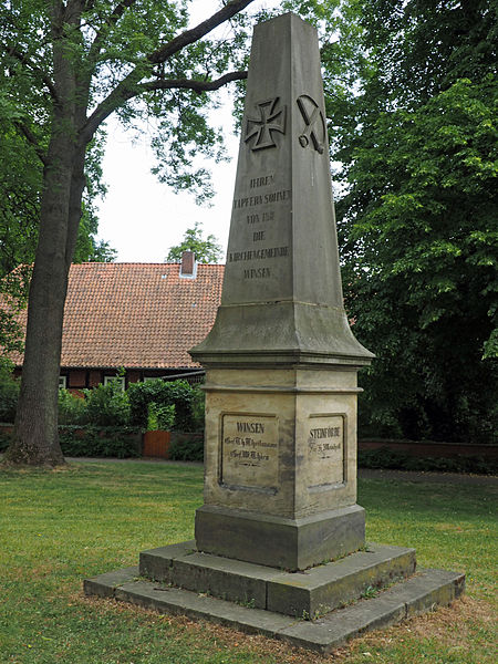 Franco-Prussian War Memorial Winsen an der Aller