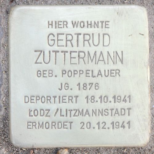Stumbling Stones Giesebrechtstraße 11 #4