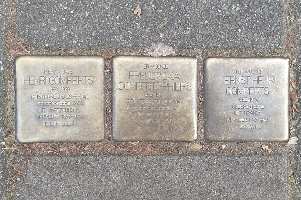 Stolpersteine Vondelstraat 65 #1