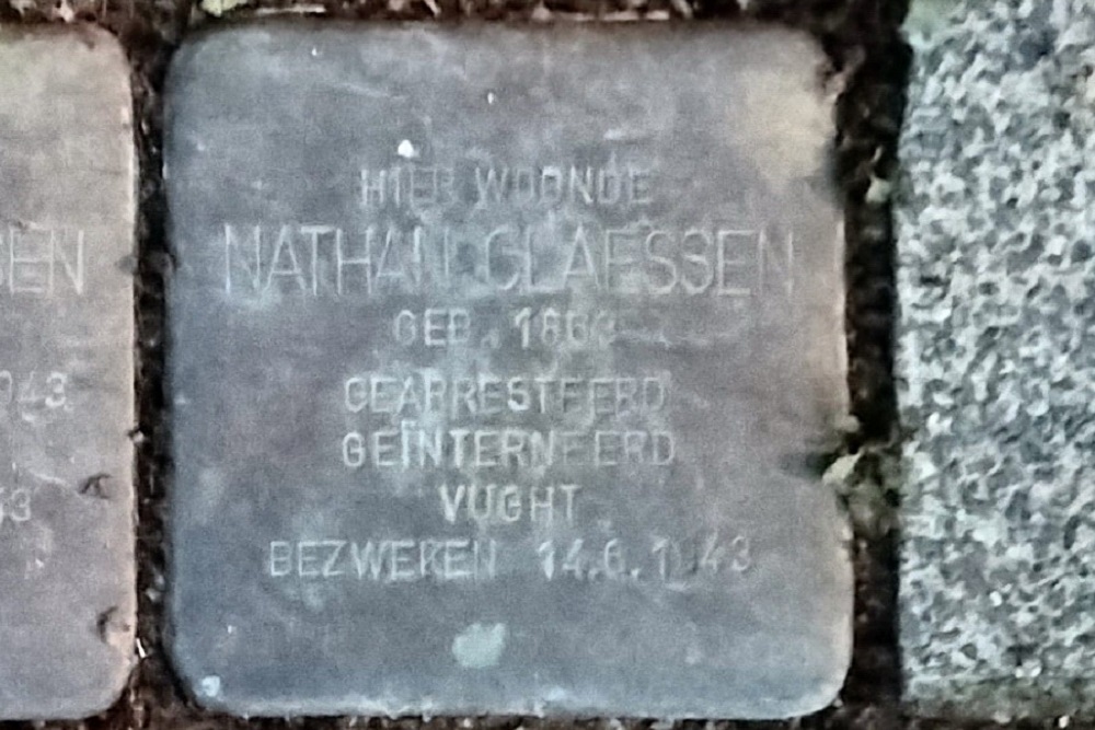 Stolpersteine Bergstraat 8 #3