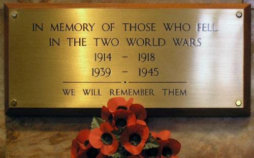 Memorials World Wars St. Patrick's Cathedral #1