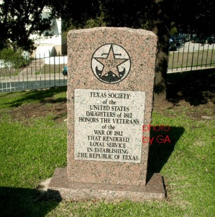 Monument Veteranen Texas Oorlog van 1812 #1