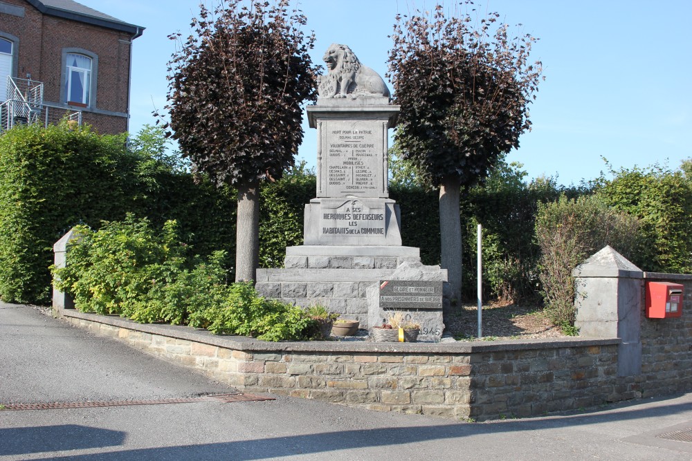 Oorlogsmonument Warze