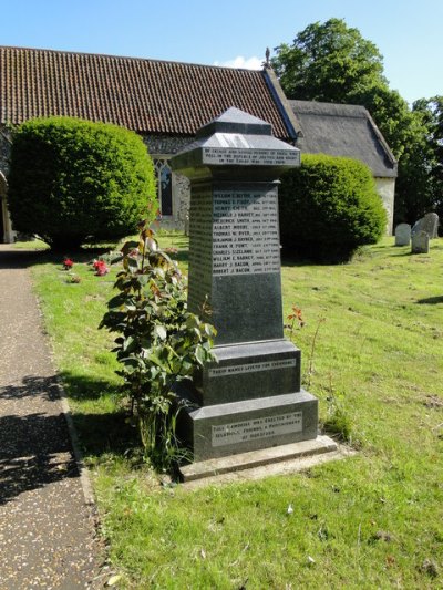 War Memorial Horsford #1