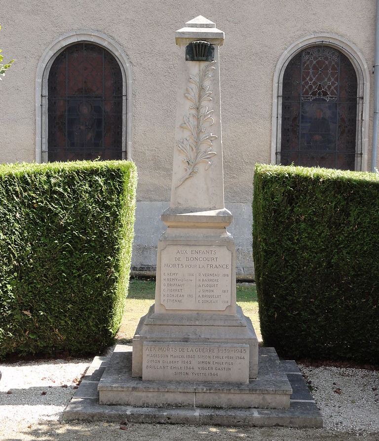War Memorial Boncourt-sur-Meuse #1