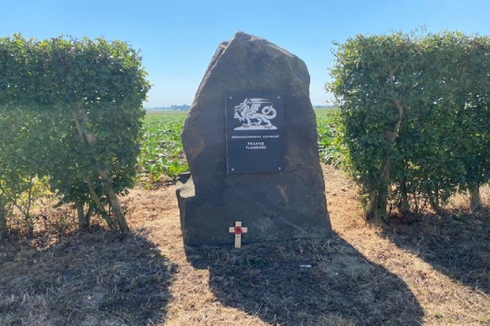 Memorial Stone Monmouthshire Regiment #1