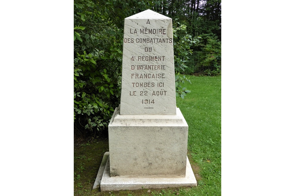 Monument Frans Oorlogsbegraafplaats Rossignol-Ore de la Foret #1