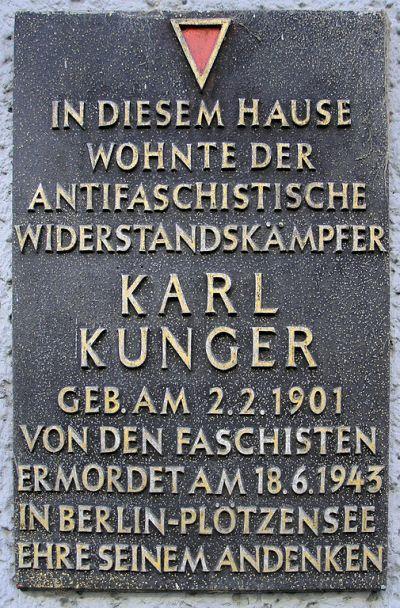 Gedenkteken Karl Kunger #1