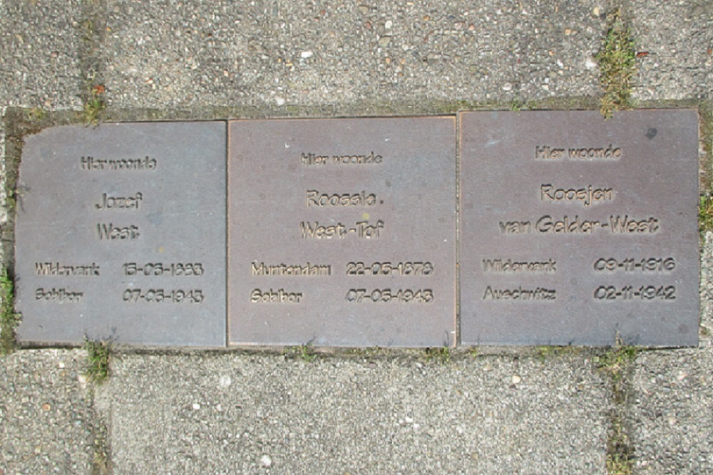 Memorial Stones Poststraat 24