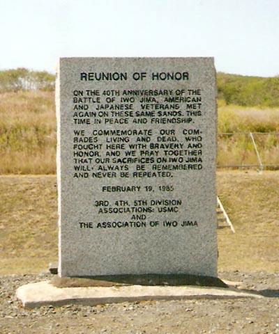 Reunion of Honor Memorial #1