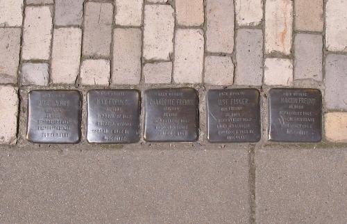 Stumbling Stones Moritzburger Straße 1