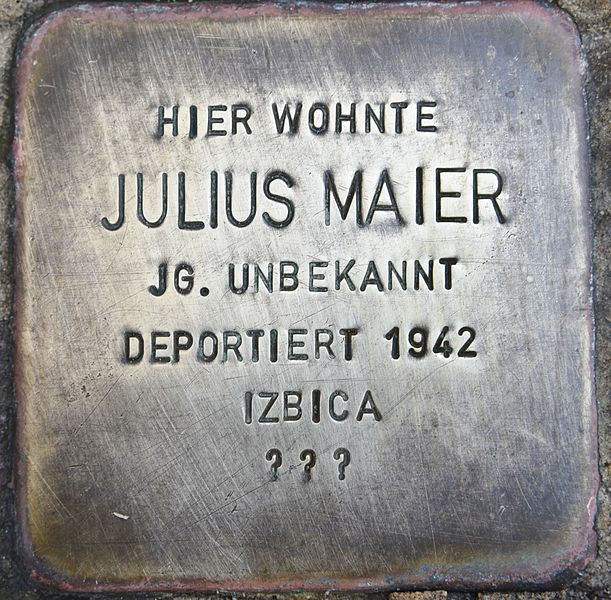 Stumbling Stones Triesterstraße 23 #3