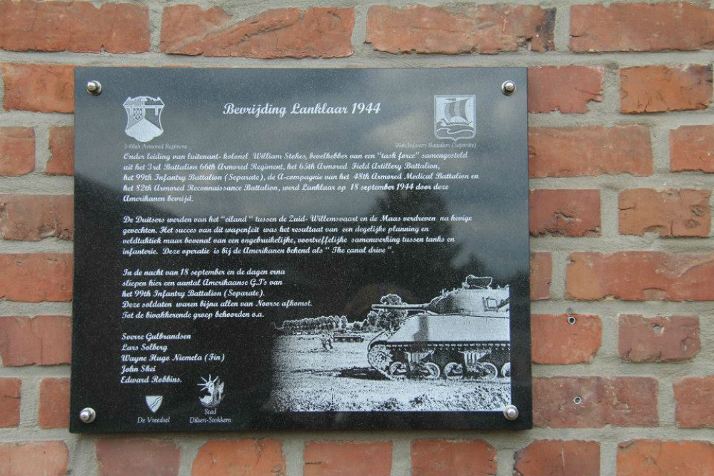 Memorial Liberation Stokkem 18 September 1944 #1