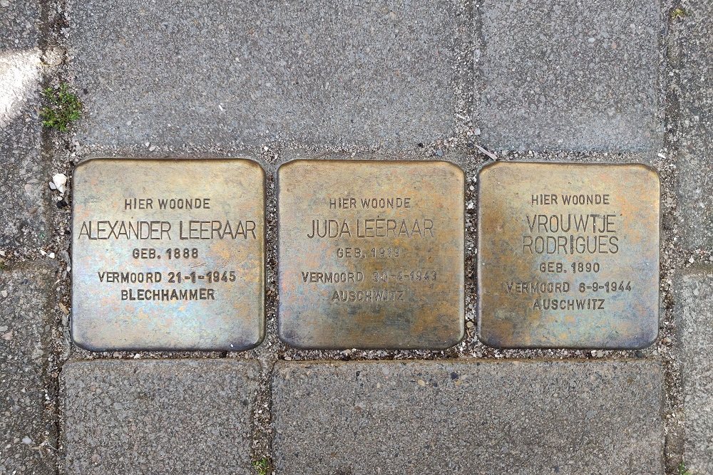 Stolpersteine Boterdiepstraat 8