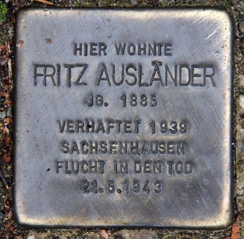 Stolperstein Erholungsweg 14