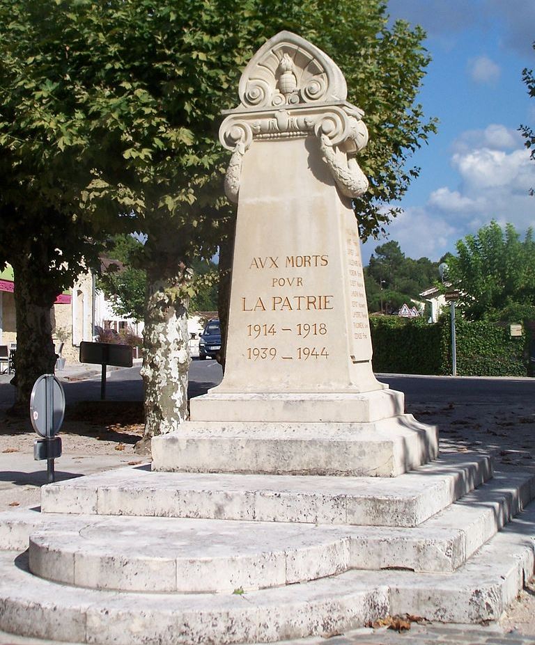 Oorlogsmonument Saint-Selve