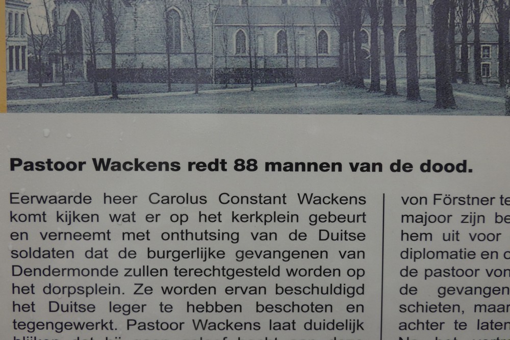 Information Sign Pastor Wackens Scheldewindeke #5