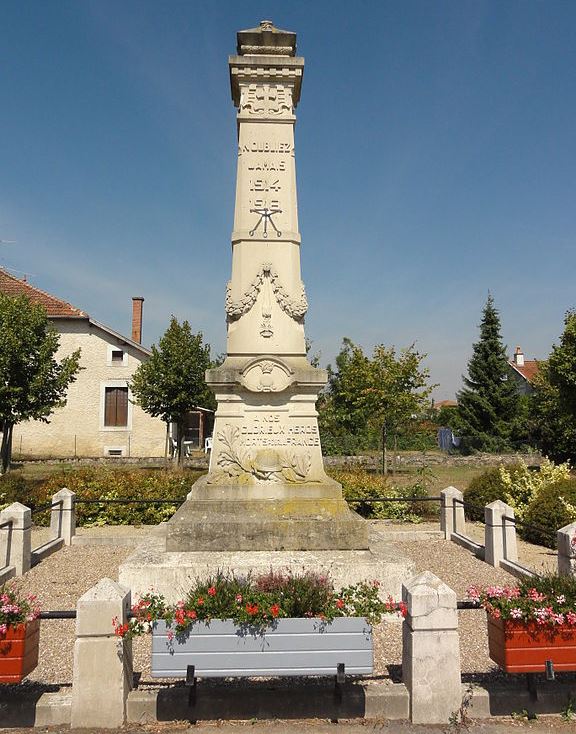 Oorlogsmonument Les Paroches