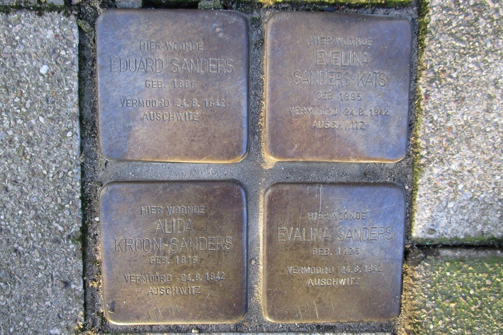 Stolpersteine Catharijnesingel 38 (voorheen Westerstraat 15)