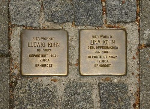 Stumbling Stones Hauptstraße 10-12 #1