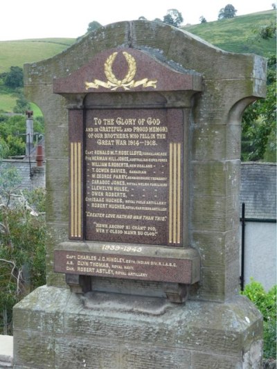 War Memorial Carrog