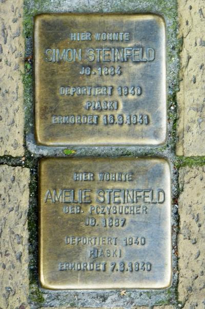 Stumbling Stones Frankenstraße 43