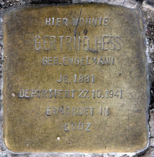 Stolpersteine Reichsstrae 106 #2