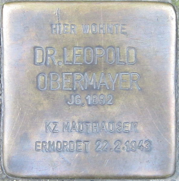 Stolperstein Wolframstrae 1