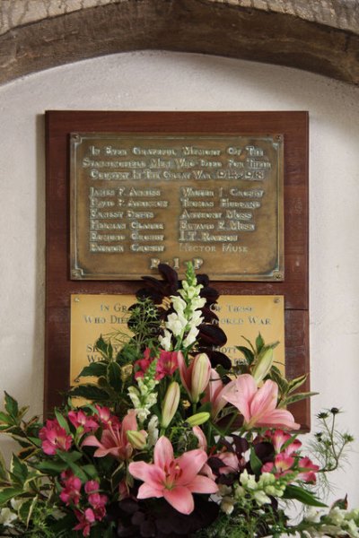 War Memorial St. Nicholas Church Stanningfield