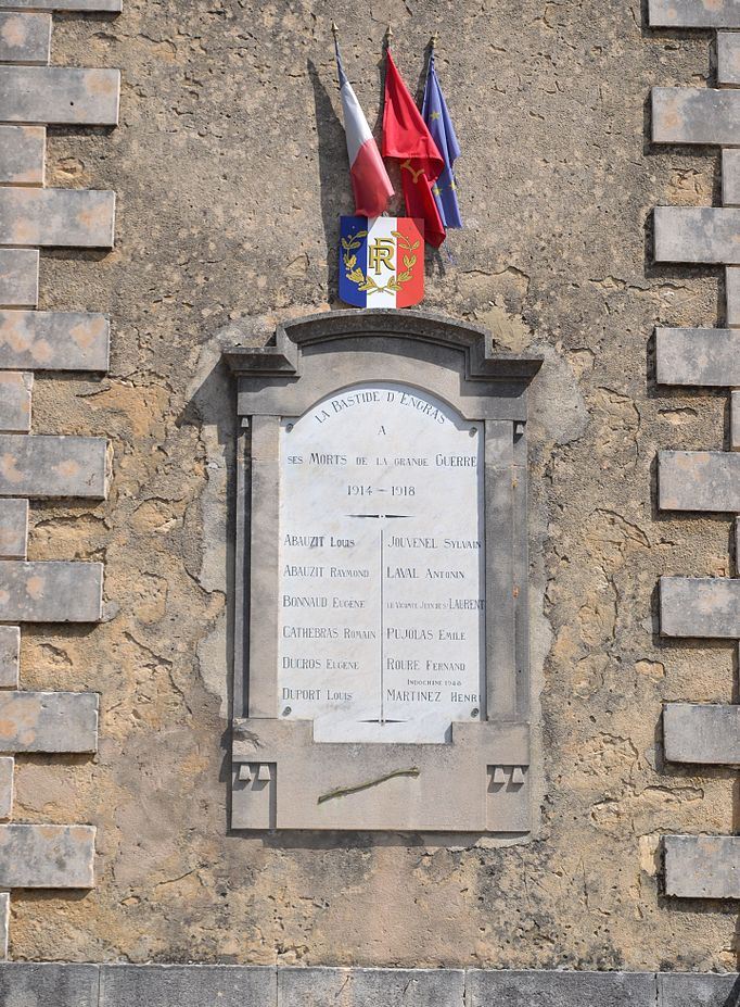 War Memorial La Bastide-d'Engras #1