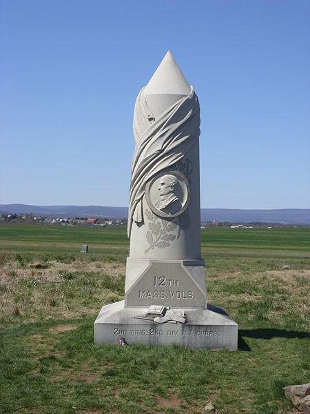 12th Massachusetts Volunteer Infantry Regiment Monument