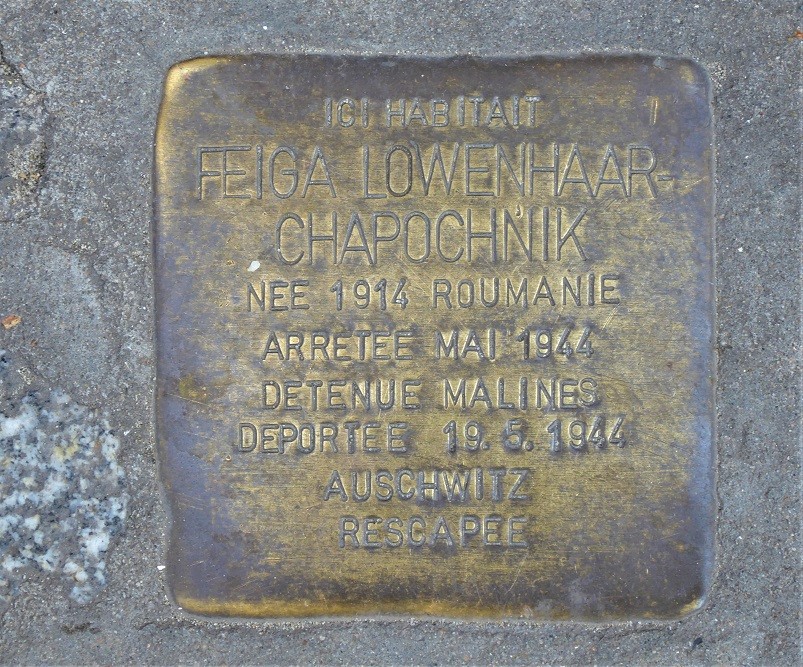 Stolpersteine Huidevettersstraat 188 #3