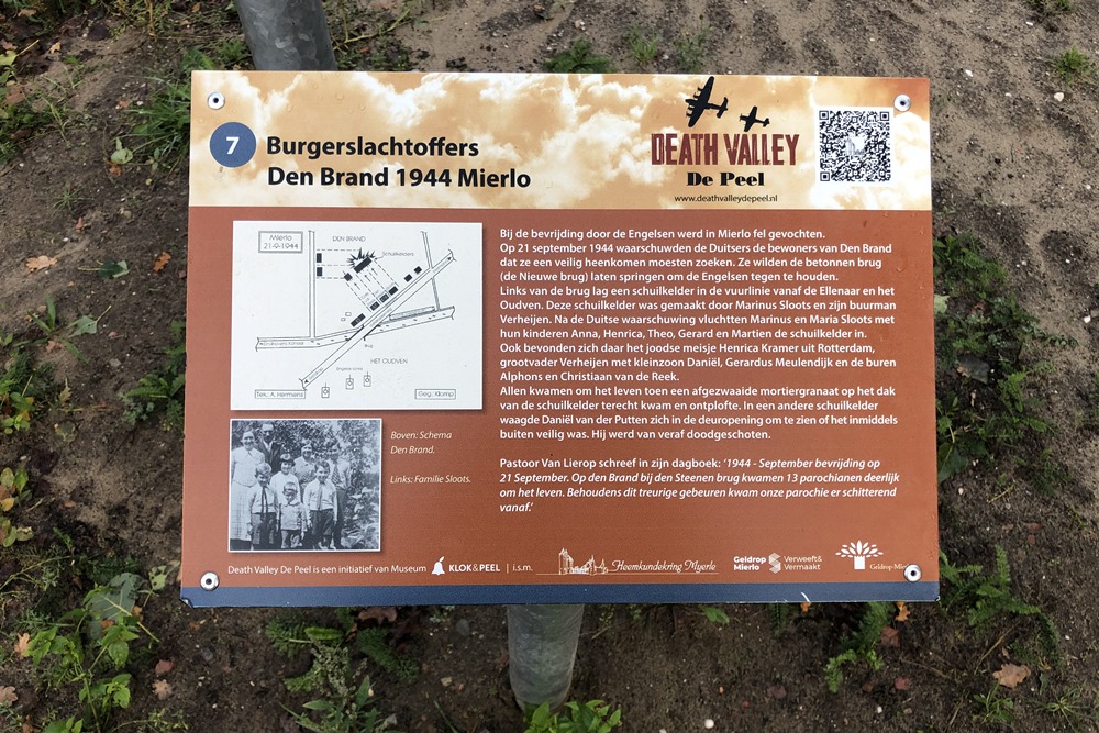 Fietsroute Death Valley De Peel - Burgerslachtoffers Den Brand 1944 Mierlo (#7) #2