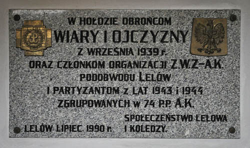 Gedenktekens Kerk Lelów #2