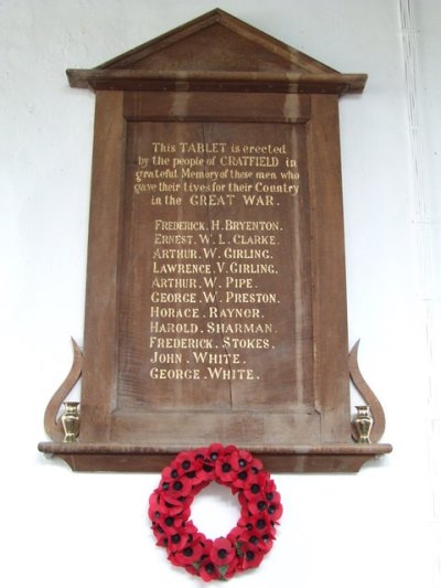 War Memorial St. Mary Church